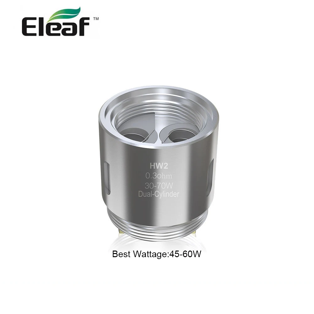 Оригинальная катушка Eleaf HW2 с двумя цилиндрами 0 3 Ом лучшая мощность 45 60 Вт