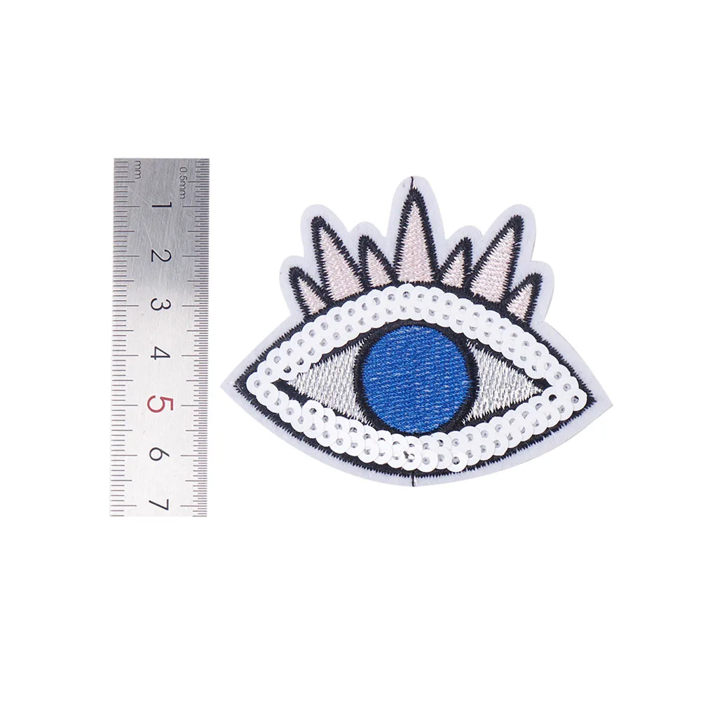 

5pcs/bag Sequin Glitter Embroidery Patch Monocerus Owl Butterfly Rainbow Pattern DIY Handmade Material Decorations for Clothes