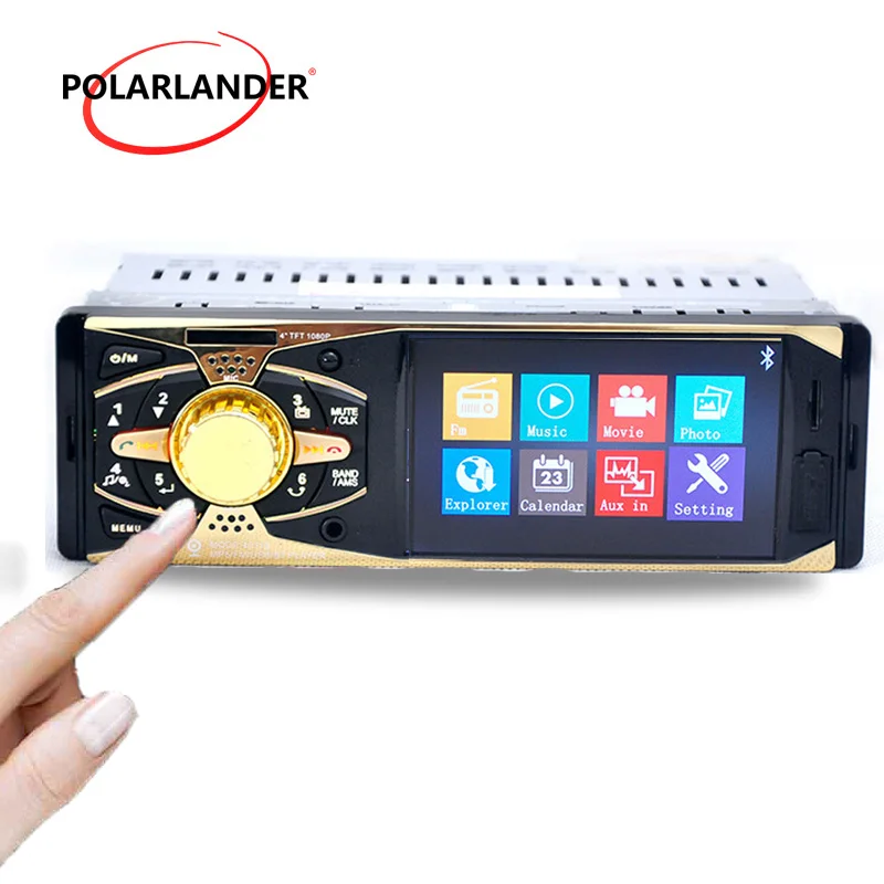 Autoradio 4'' inch car radio BLUETOOTH 1080P movie cassette player 1 din TF/USB FM AUX IN audio stereo mp5 | Автомобили и