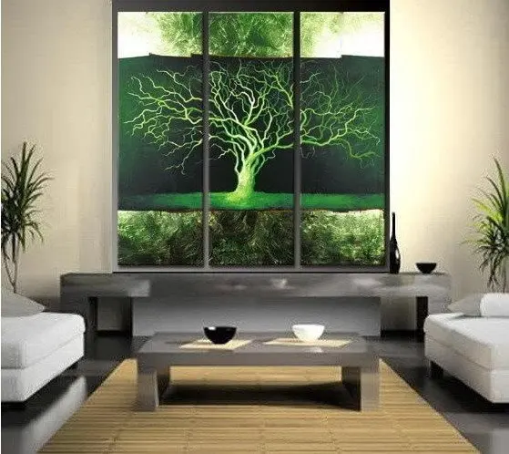 

Handmade Oil Painting Modern Art on Canvas tree huge Free shipping