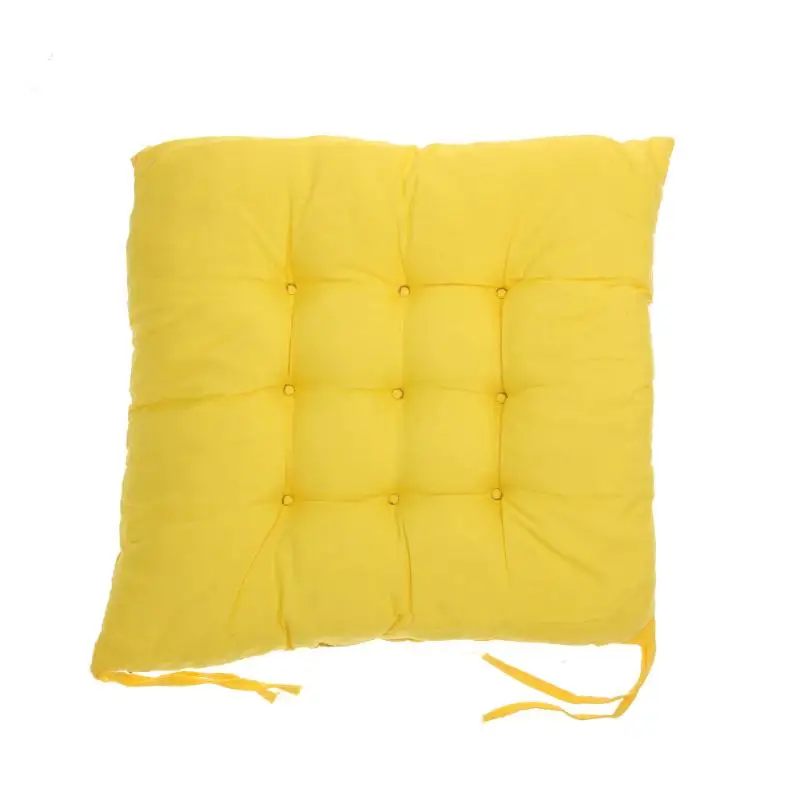 Golden yellow 11 Цвета подушка для сидения из перламутрового хлопка кресла на заднем сиденье подушки для дивана ягодицы удобное кресло подушка для дома, Декор для дома, мягкие домашние - Цвет: Golden yellow