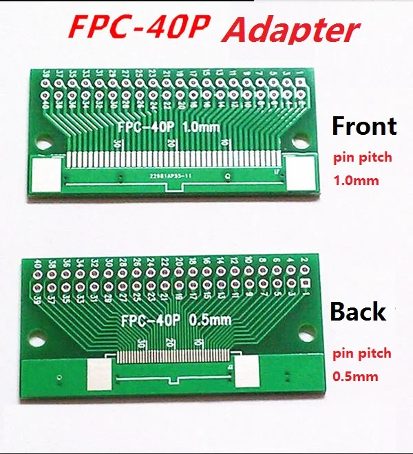 5 шт. универсальный двухсторонний разъем для адаптера 0 мм 1 FFC FPC 40 P Pin до 2 54 FPC/FFC SMT |