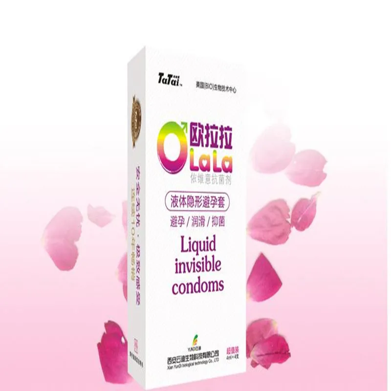 Нано серебро жидкость невидимый антибактериальные презерватив женский с