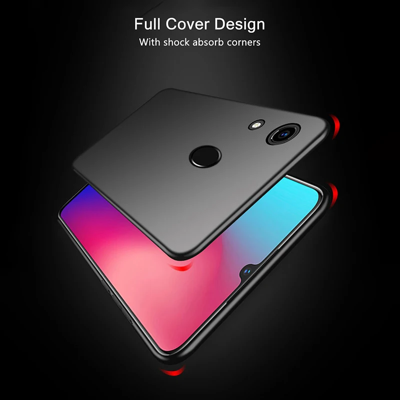 Чехол Hacrin для Huawei Honor 8A мягкий ТПУ Матовый Бампер полная защита задняя крышка Y6 2019