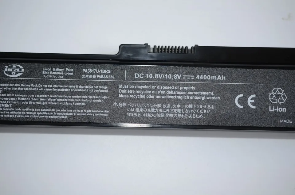 Jigu Аккумулятор для ноутбука TOSHIBA Satellite L750 L650 серии PA3816U-1BRS PA3817U PA3817U-1BAS PA3817U-1BRS PA3818U-1BRS PA3819U-1BRS