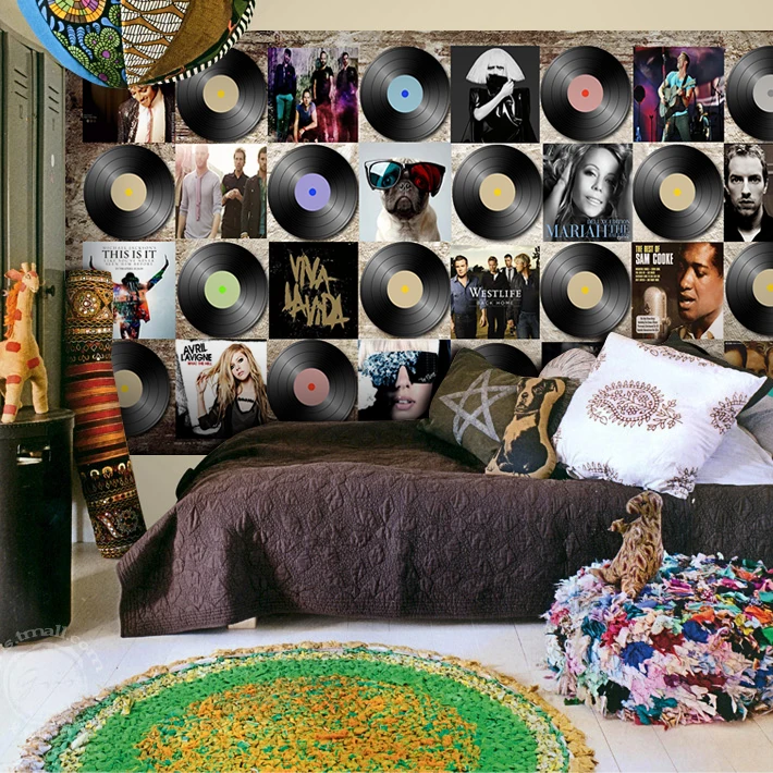 Пользовательские фотообои 3D на заказ ностальгические старые записывающие