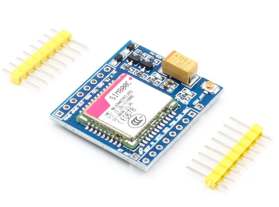 SIM800C GSM GPRS модуль 5 В/3 3 в TTL макетная плата IPEX с Bluetooth и TTS STM32 C51 разъем|Соединители| |
