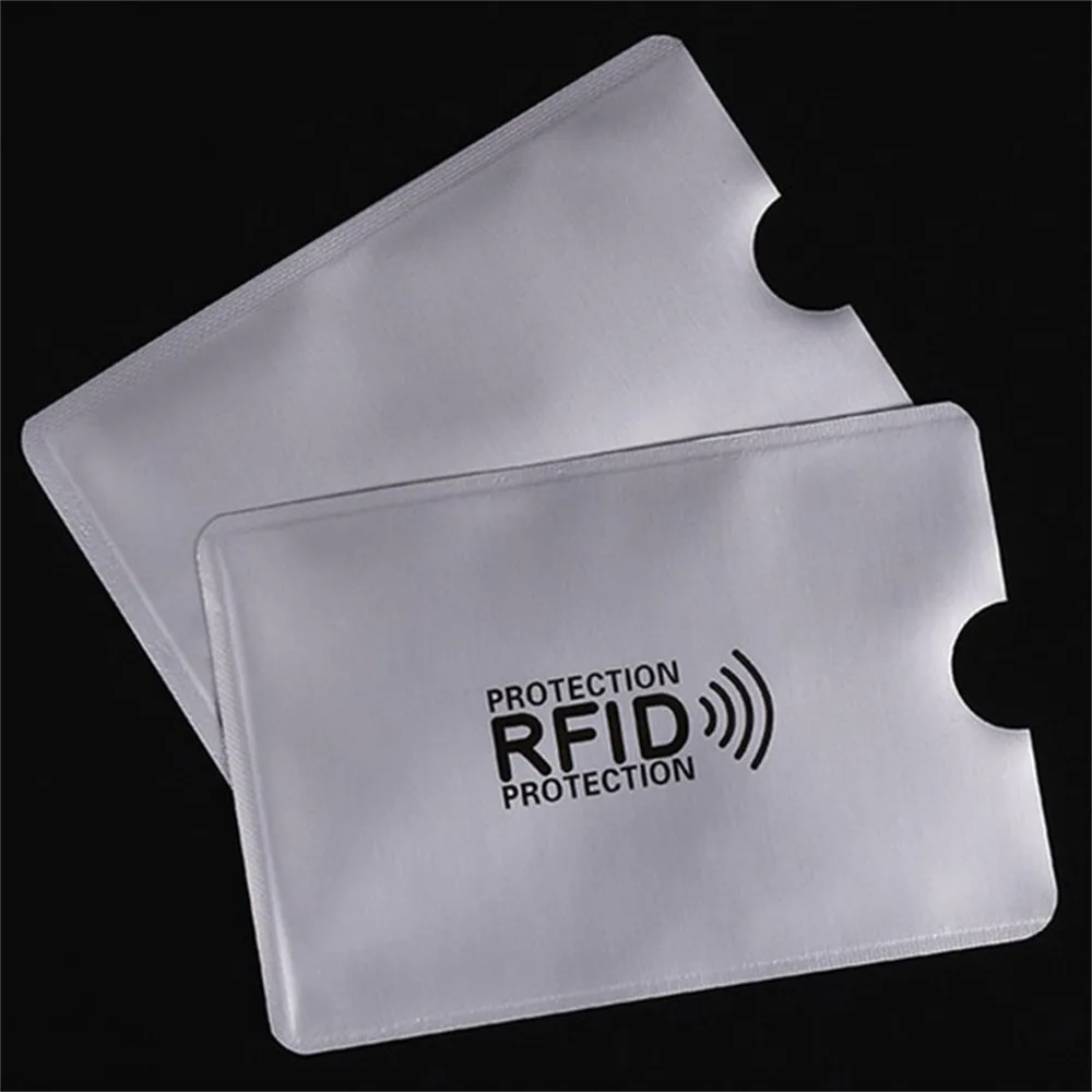 OWGYML 10 шт./компл. RFID экранированная втулка Блокировка карт 13 56 МГц IC защита NFC