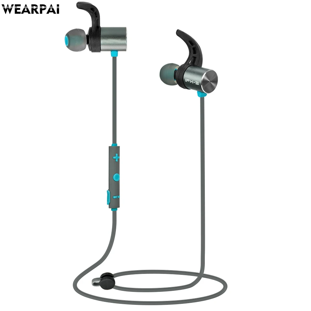 Wearpai BX343 Беспроводной Bluetooth наушники Водонепроницаемый IPX5 Спорт Бег|Наушники и