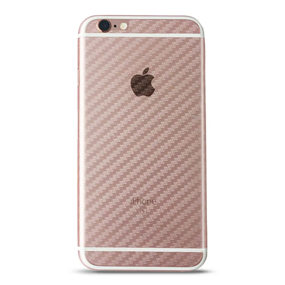 5 шт. 3D наклейка из углеродного волокна протектор экрана для iphone 8 7 6s X XS MAX задняя