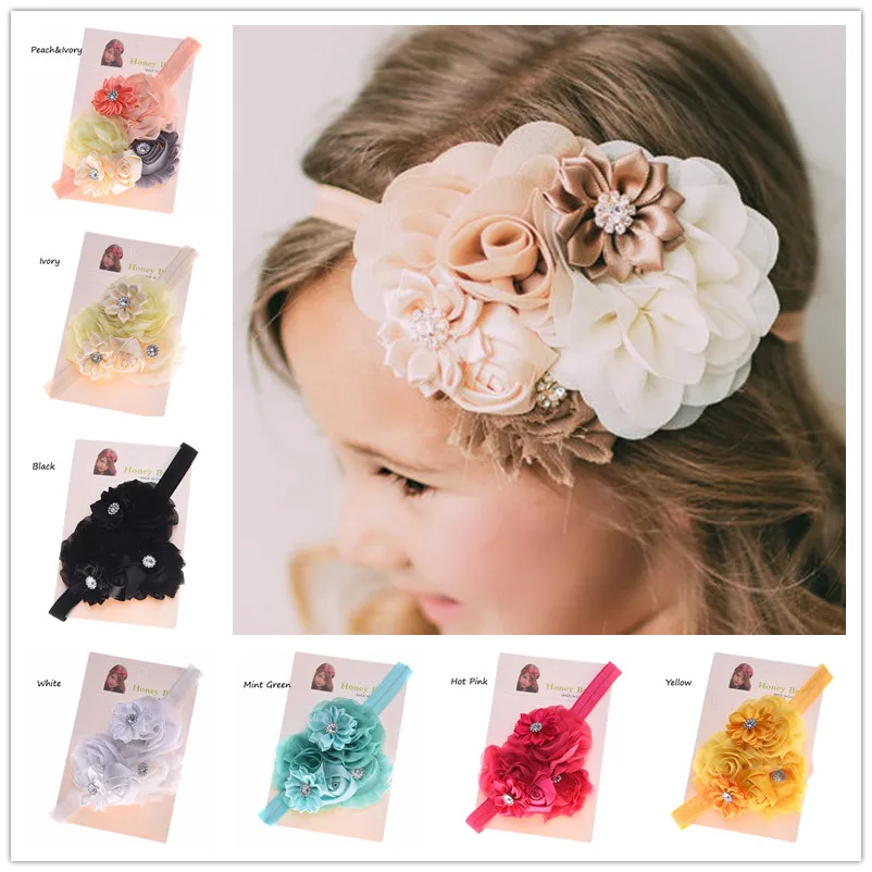 Ободок для волос 1 шт. бантики новорожденных аксессуары волос|shabby chic headbands|headband