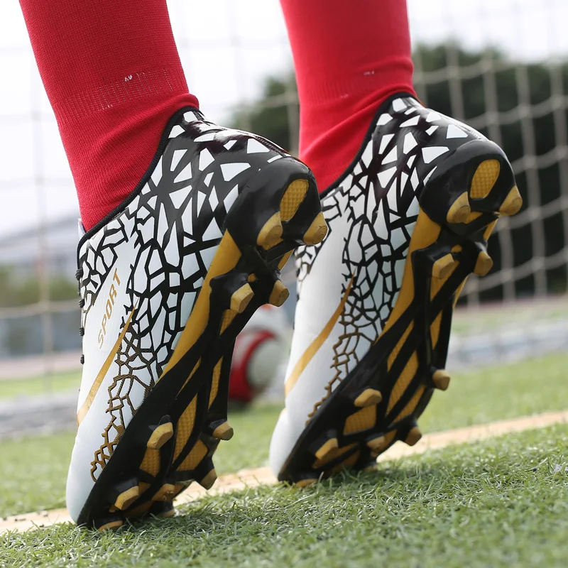 Beli Futsal Boot Sepak Bola Olahraga Sepak Bola Cleat Sepatu Sneakers Indoor Rumput Superfly Futsal Asli Pergelangan Kaki Sepatu Sepak Bola Duri Panjang