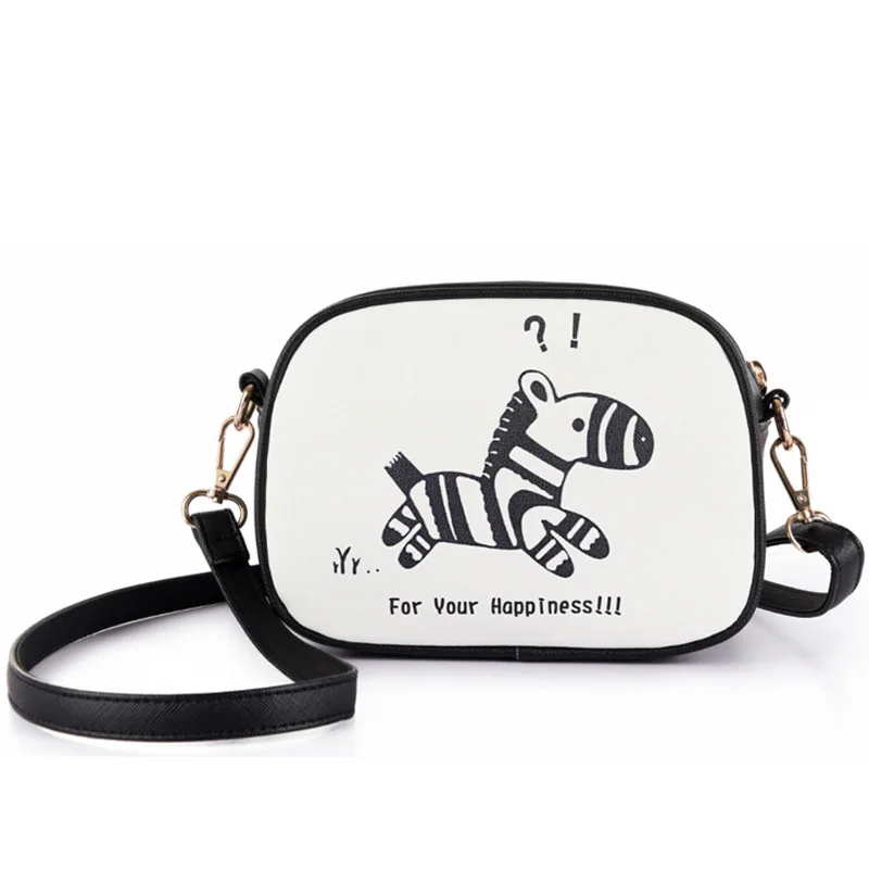 Новинка 2018 маленькие женские сумки милая сумка через плечо с мультяшным принтом