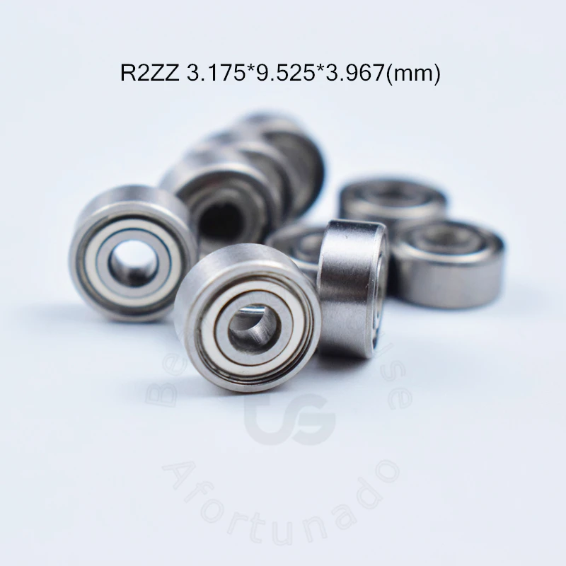 R2ZZ 3,175*9,525*3,967(мм) 10 шт. Подшипник ABEC-5 R2 R2Z металлический уплотнительный Тип хромированная сталь радиальный подшипник