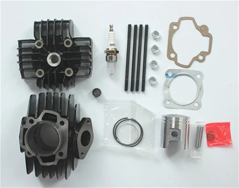 Головка цилиндра поршневое кольцо прокладка Свеча зажигания комплект для Yamaha PW50