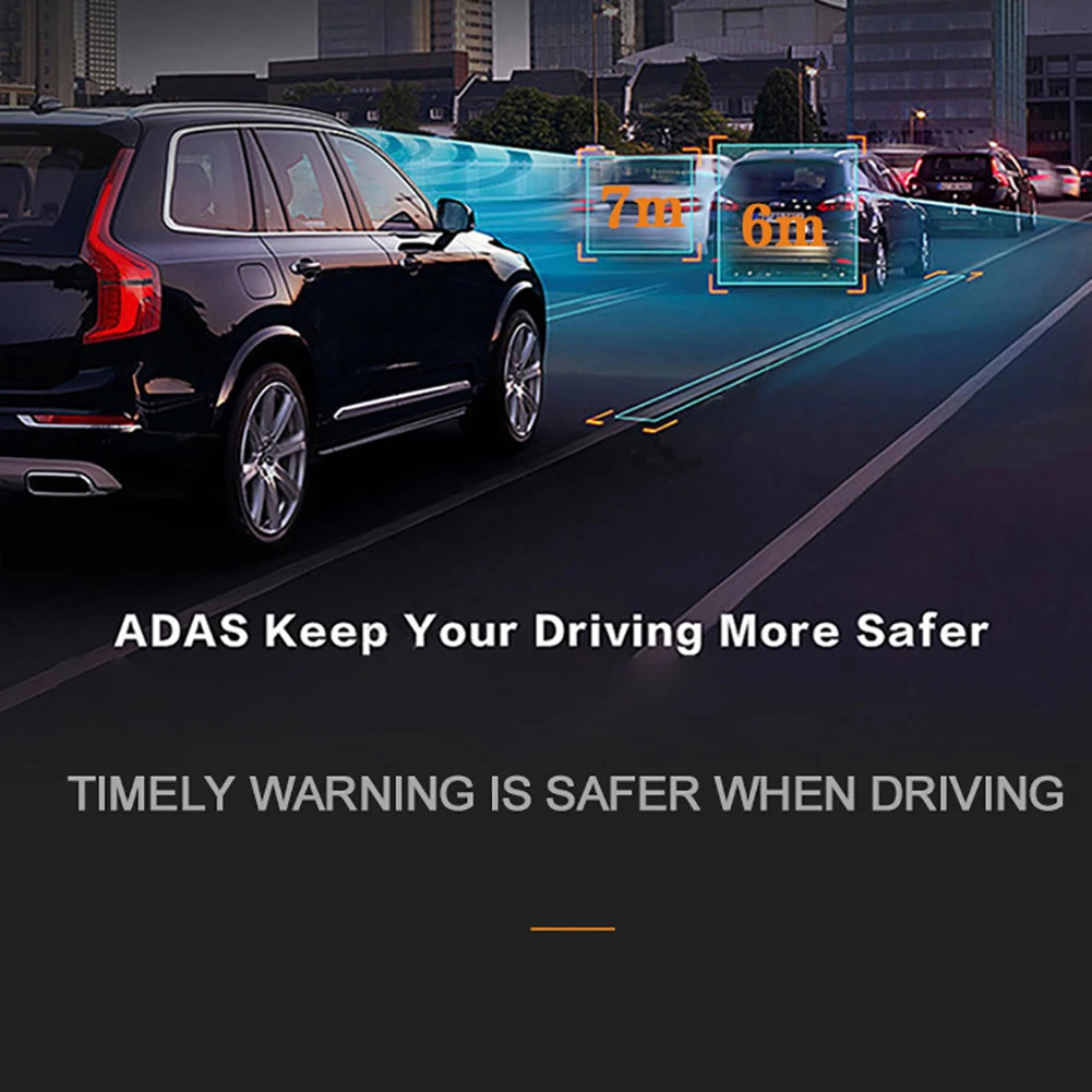 black DVR пуля USB Вождение рекордер Авто тире камера Android навигация HD Starlight ночное видение ADAS Электронный собака тахограф - Название цвета: black