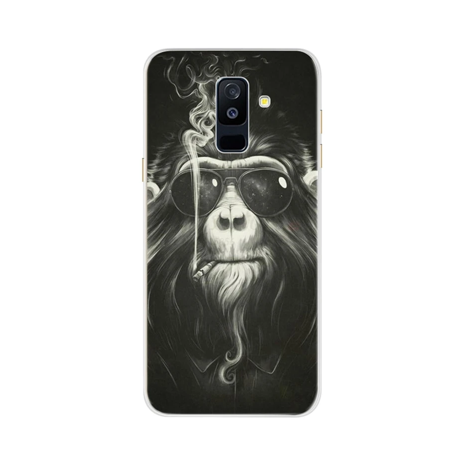 Для samsung Galaxy A6 плюс A6Plus чехол на samsung A6 плюс Чехол Мягкий силиконовый чехол для задней панели мобильного телефона из термопластика чехол для принципиально A6 плюс 6 A6