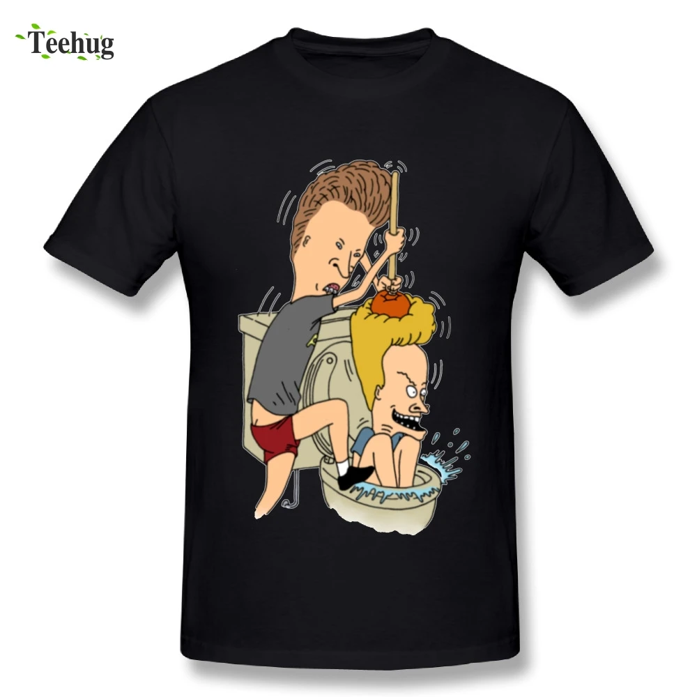 Новое поступление Мужская забавная футболка Beavis и Butthead стильные уличные