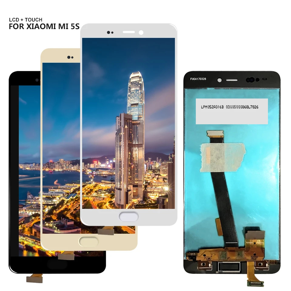 Для Xiaomi Mi5S ЖК дисплей + сенсорный экран дигитайзер сборка Замена Премиум для Mi 5S 5