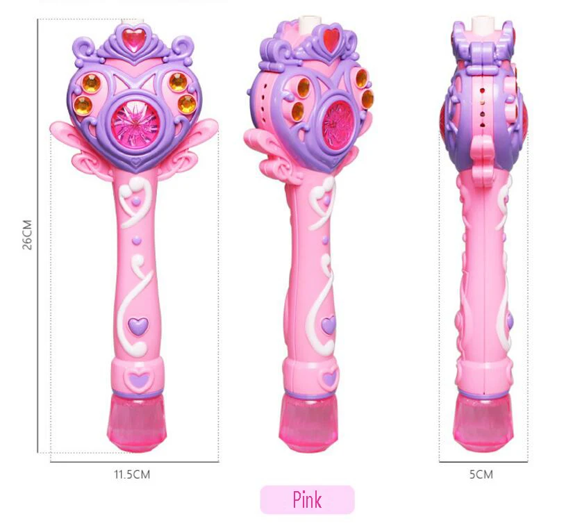 PIKAALAFAN Light music magic stick электропистолет для мыльных пузырей игрушка автоматическая машина для пузырей дуя пузырьковая игрушка игрушки на открытом воздухе