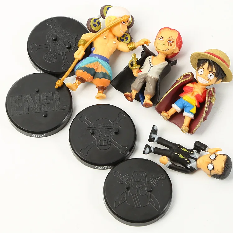 Аниме One Piece Luffy Sabo Shanks Lucci крокодил Moria Buggy Enel Kuro ПВХ Фигурки Коллекционная модель