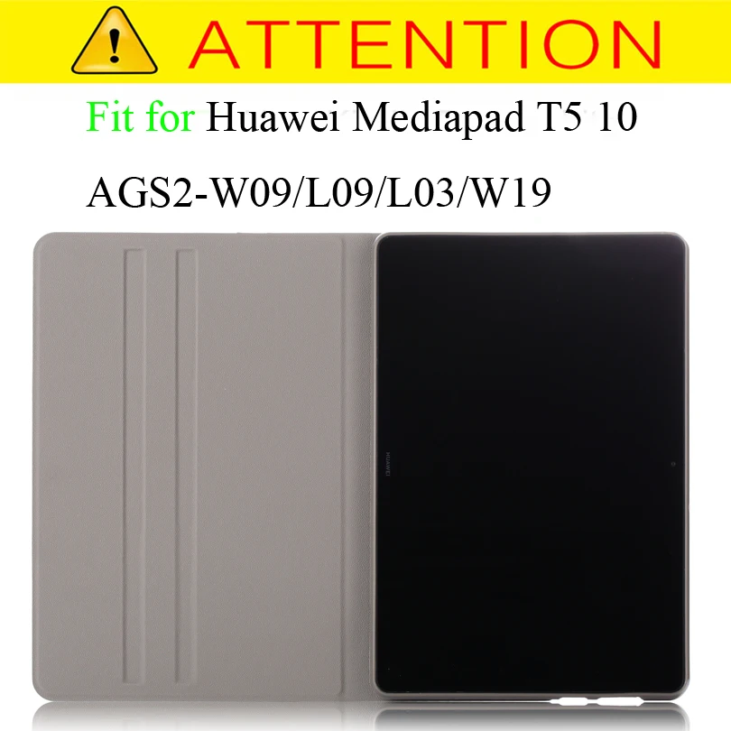 Fnuda чехол для huawei MediaPad T5 10 AGS2 W09 L09 L03 W19 1 &quotTablet ТПУ + PU крышка Подставка Чехол|Чехлы