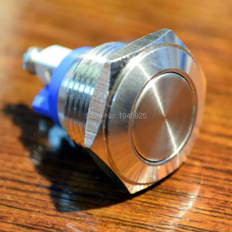 16 мм без мгновенного действия металлический Электрический кнопочный