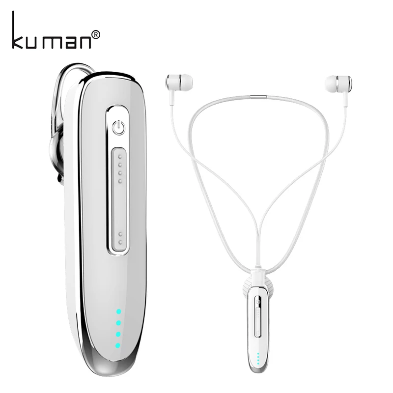 Kuman Bluetooth гарнитуры Super Bass Наушники с микрофоном Спорт вкладыши гарнитура для samsung
