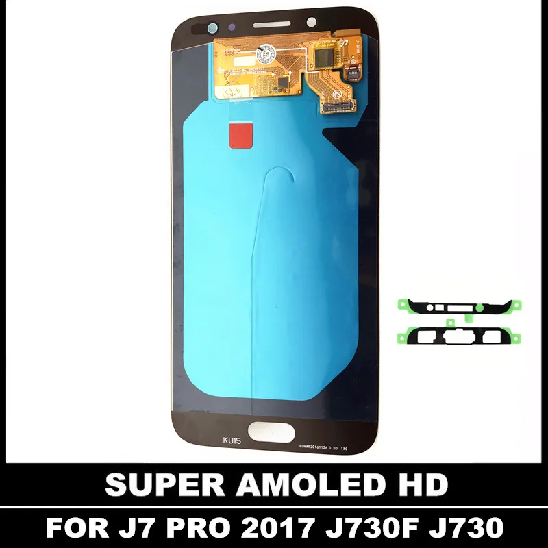 Для Samsung Galaxy J7 Pro 2017 J730 J730F AMOLED ЖК-дисплей с сенсорным дигитайзером экран