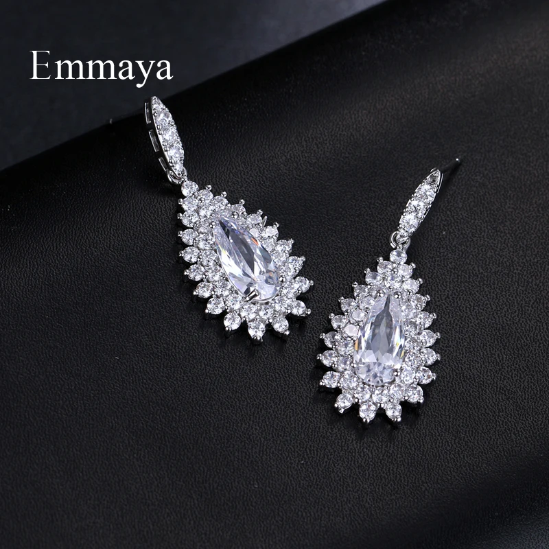 Женские Висячие серьги EMMAYA длинные висячие в стиле бохо с фианитом