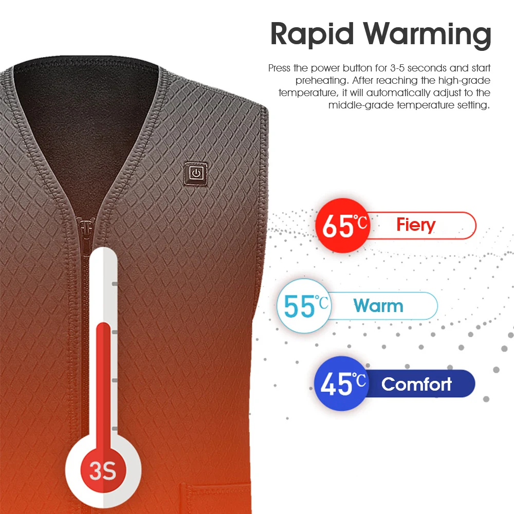 Peche нагреватель рыболовный жилет с подогревом для пеших прогулок куртка