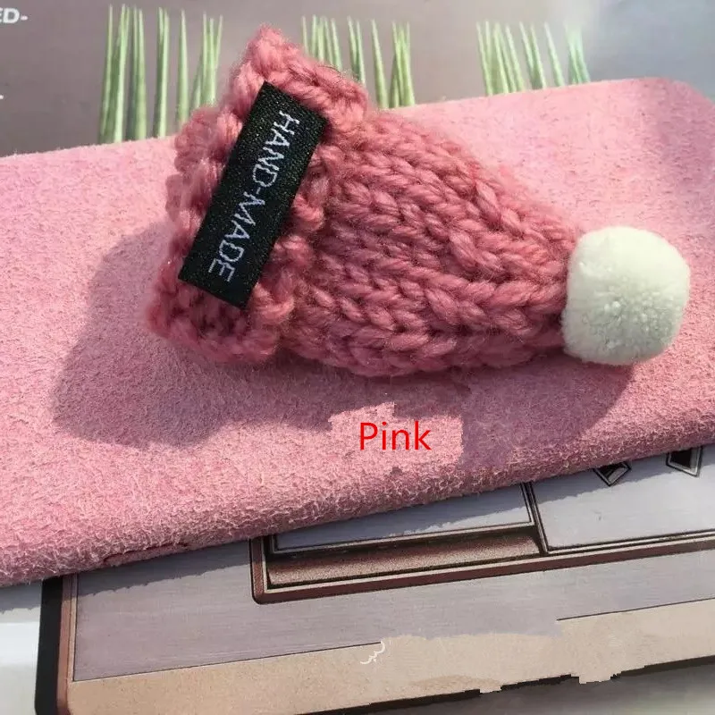 Pink 5 шт. мини Maomao мяч вязание шляпа DIY кукла декоративные принадлежности чехол для телефона сумка Одежда художественное ремесло материалы детское украшения для волос - Цвет: Pink