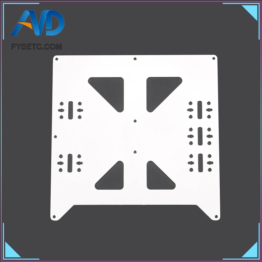 Aluminum Y Carriage Anodized Plate Upgrade V2 Prusa i3 Hot Bed Support For DIY 3D Printer parts | Компьютеры и офис