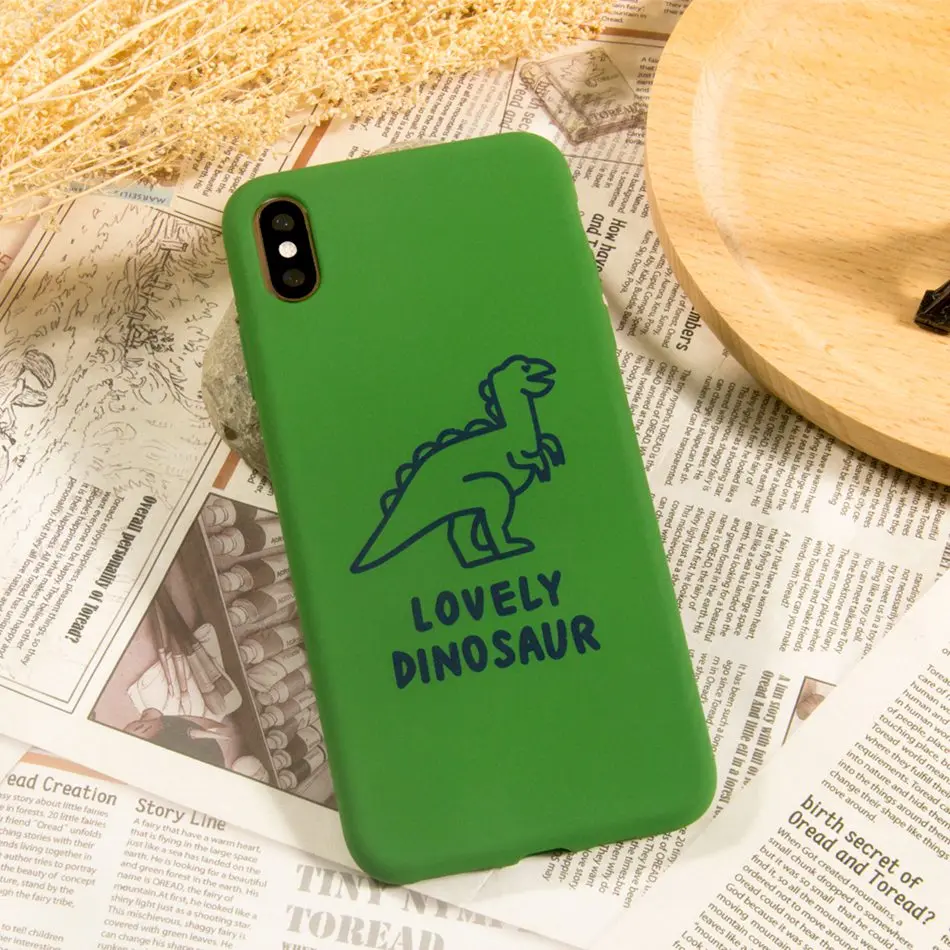 Чехол для huawei Коврики 20 Lite чехол силиконовый матовый динозавр Крышка Honor 8C 8X
