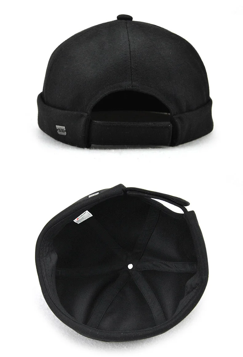 [JAMONT] повседневные мужские шапки бини Skullcap, однотонные хлопковые шапочки, модная шапка, новая портативная Кепка, шапки и кепки Miki