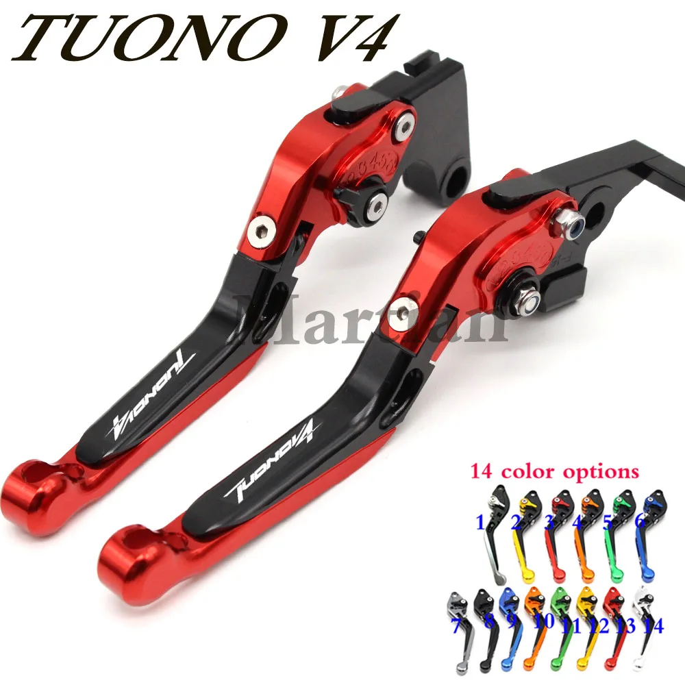 

Red CNC Adjustable Folding Motorcycle Brake Clutch Levers For Aprilia TUONO V4R/Factory 2011 2012 2013 2014 2015 2016 2017