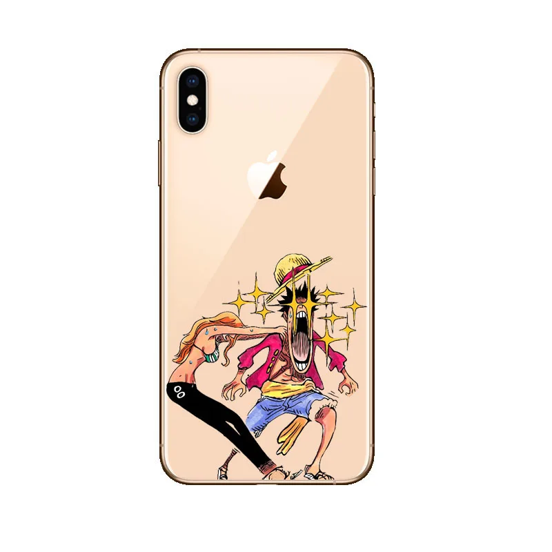 Силиконовый прозрачный чехол для iphone XR XS Max 5 5SE 6 6S 7 7S 8 Plus X 10 | Мобильные телефоны и