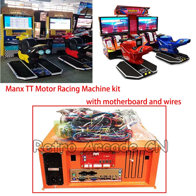 

DIY kit for Arcade Coin Operated Video Machine Manx TT Motorbike Driving Simulator Motor Bike Racing Game Amusement Equipment