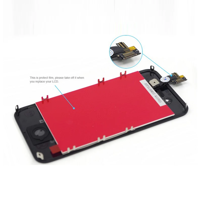 FERISING OEM 100% AAAA ЖК экран для iPhone 4S 4 дисплей дигитайзер сенсорный модуль экраны