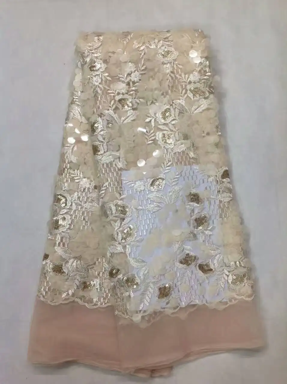 

Сделано в Китае, Королевский синий тюль, кружевная ткань в африканском стиле, Новое поступление, блестящая кружевная ткань с блестками для б...