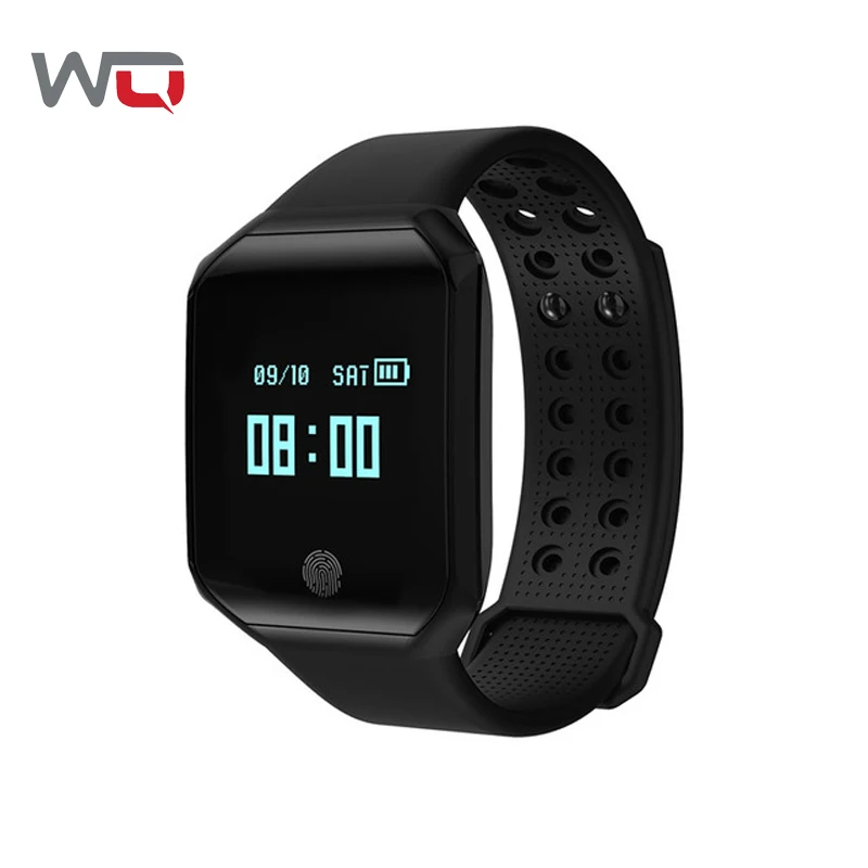 WQ Z66 Blood Watch 0.95 OLED Smart Bracelet Heart Rate Monitor Sleep Fitness Band MSM Reminder Intelligent Wristband | Электроника