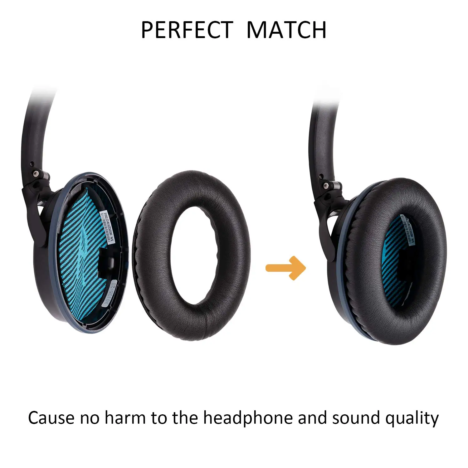 Замена мягкой пены губка наушники вкладыши подушка для BOSE QC2 QC25 QC35 QC15 AE2 SoundLink SoundTrue вокруг уха II AE2