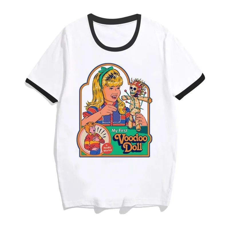 1598 Сатана футболка винтажная женская футболка Let's Summon Demons Graphic tees tops Harajuku Tumblr Футболка женская забавная футболка на Хэллоуин - Цвет: 1598