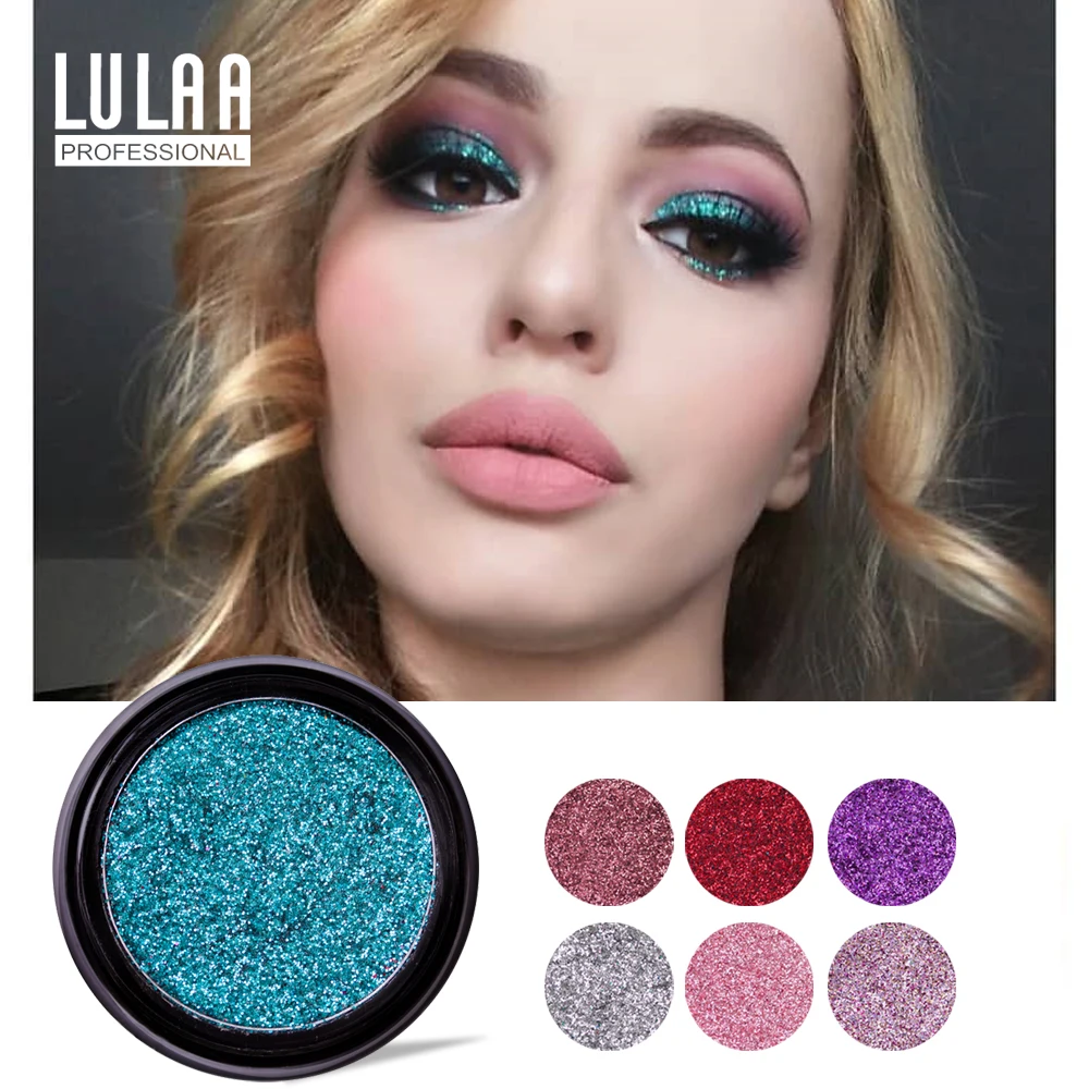 Lulaa Shimmer В наличии блестящие тени порошок высокого Пигмент Макияж Блеск для тела