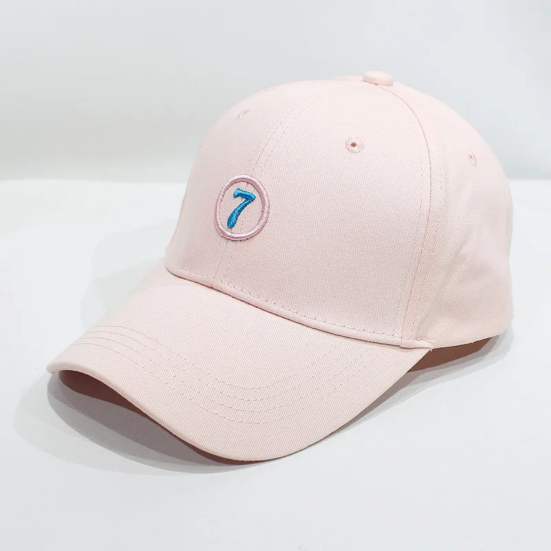 Хлопковая бейсбольная кепка с вышитым номером Регулируемый бейсболка для мужчин
