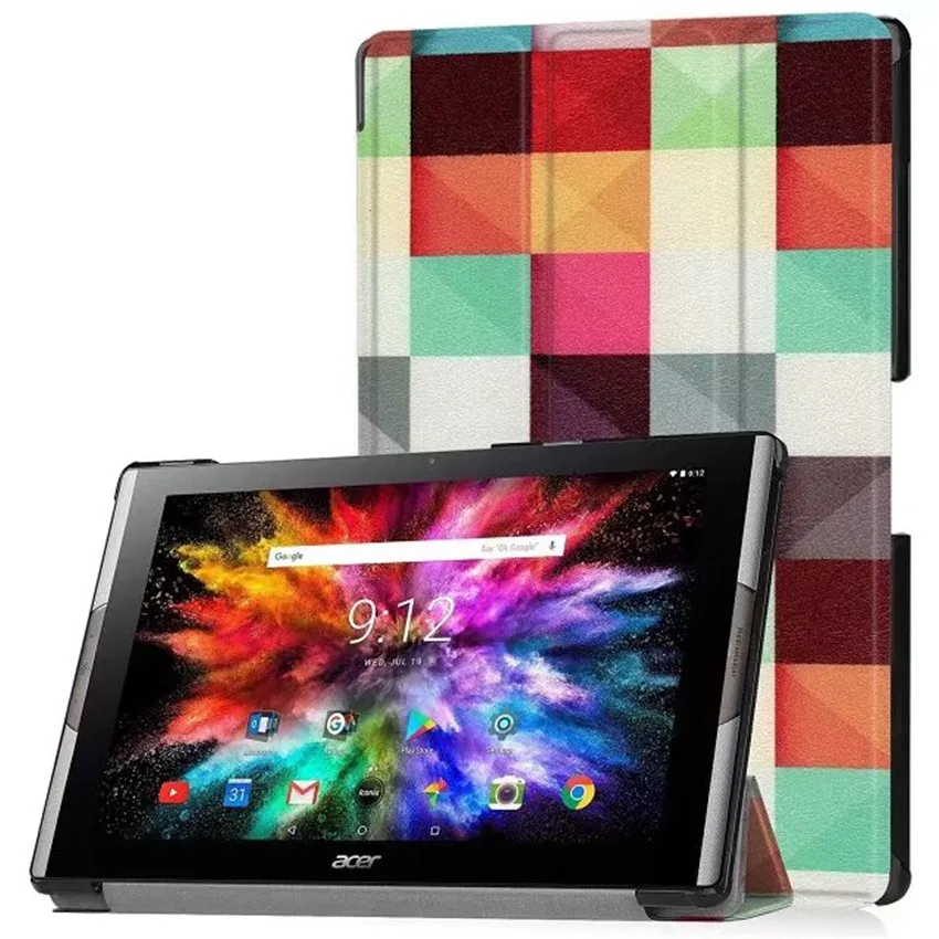 Чехол для 2017 Acer Iconia Tab 10 A3 A50 One A3-A50 1 дюймов Funda Чехлы планшета смарт-чехол ''+