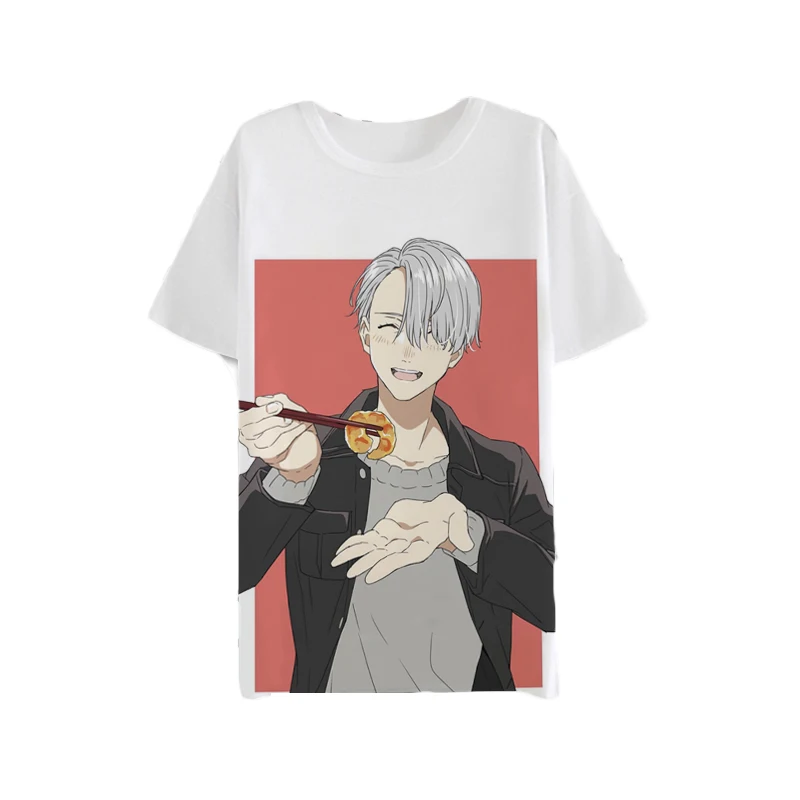 Rolecos аниме Юрий! On Ice косплей костюм рубашки Виктор Никифоров Юрий плисецкий Yuuri