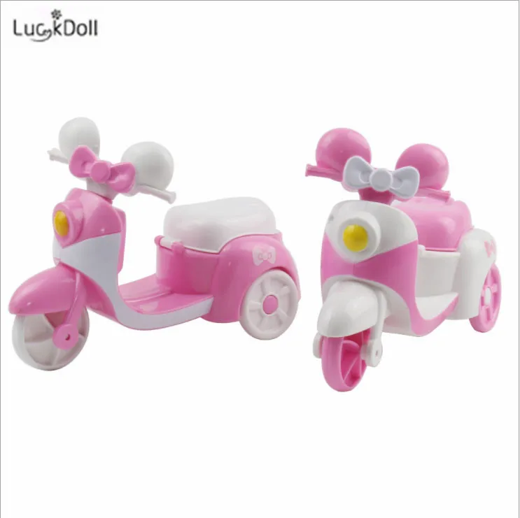 LUCKDOLL модный трехколесный скутер для 11,8 дюймовых кукольных аксессуаров, игрушки для девочек, поколение, подарок на день рождения