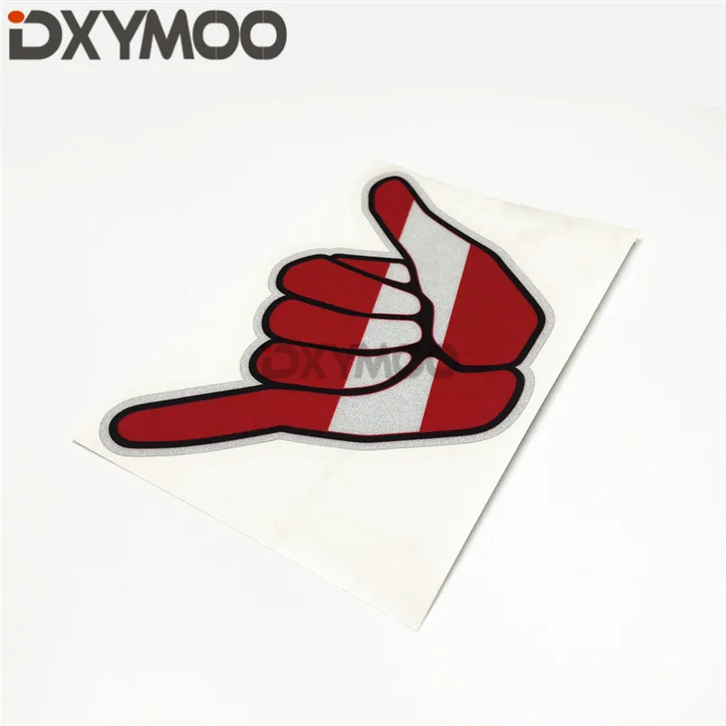 Модные мотоциклетные наклейки с аквариумом хвалю классный жест для дайвинга