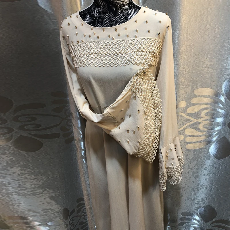 Vestidos Рамадан абайя Кафтан Дубай Арабский мусульманское платье кафтан марокаин хиджаб ИД платья Elbise Robe Femme Musulmane Longue
